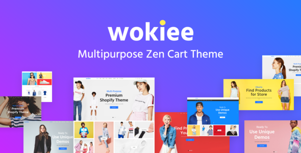 Wokiee – 多用途 Zen Cart 主题